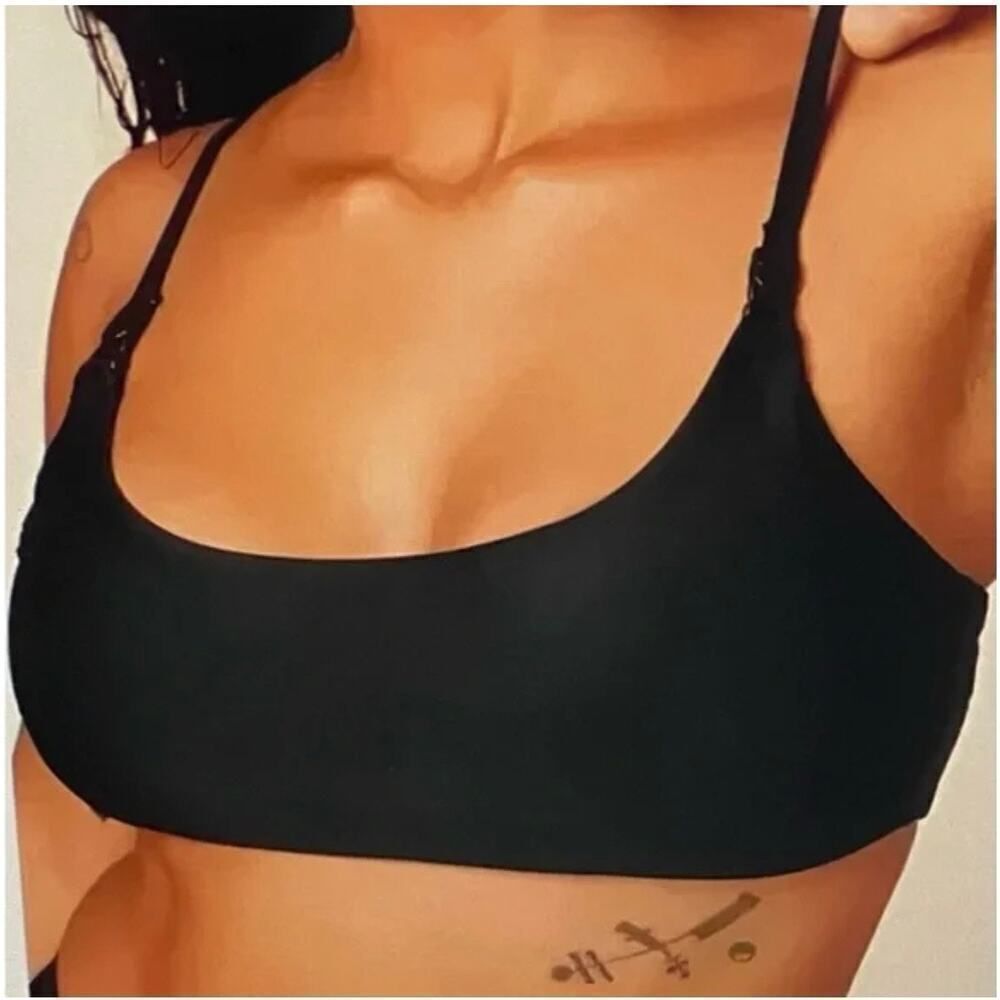 NWT Andie Black The Riveria Swimsuit Top Size Small